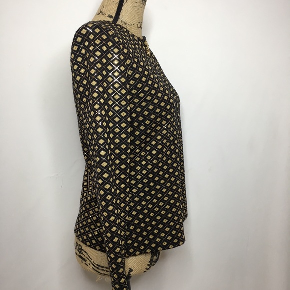 St. John Evening Sequin Embellished Blazer - Picture 5 of 8